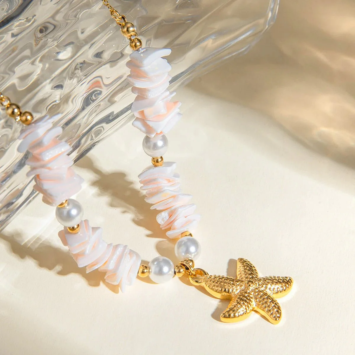 18k Boho Oceanic Sea Shell Necklaces - Image 6