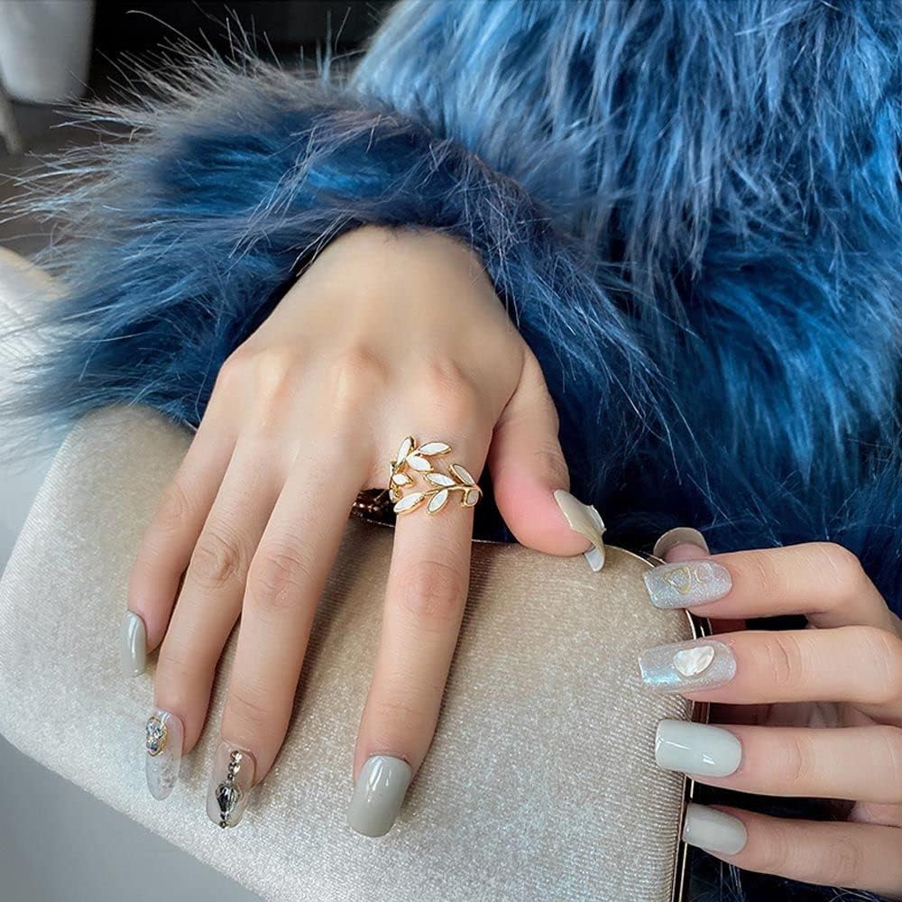 Adjustable Classy Gold Leaf Ring - Image 7