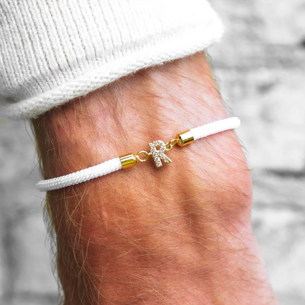 Adjustable Letter Initial Bracelets - Image 3