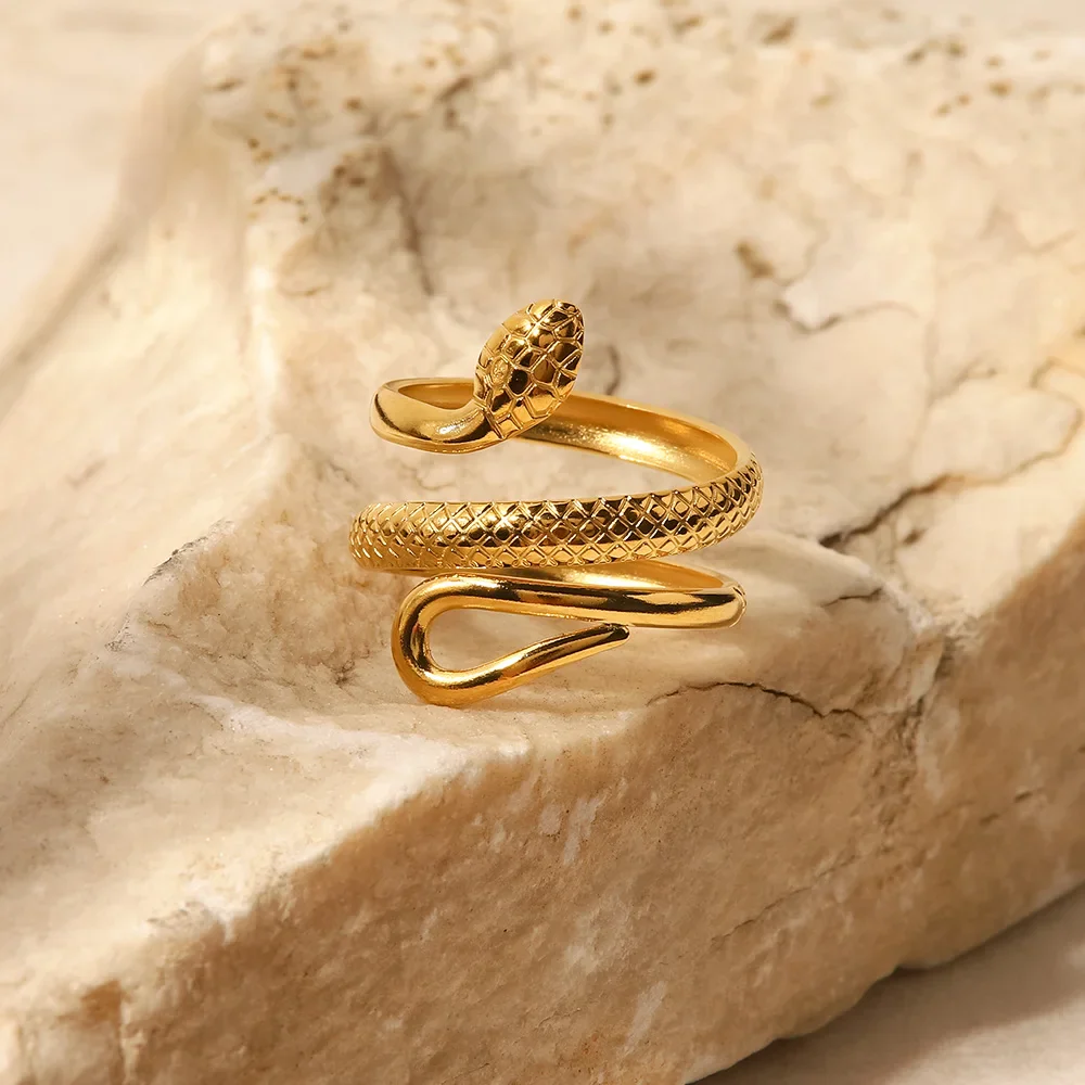 Adjustable Spiraling Snake Ring - Image 4