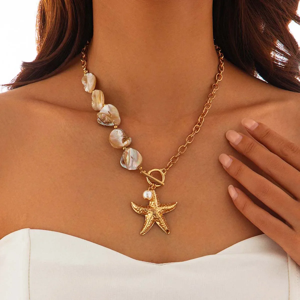 Bold Beach Sea Shell Bracelet and Necklaces - Image 5
