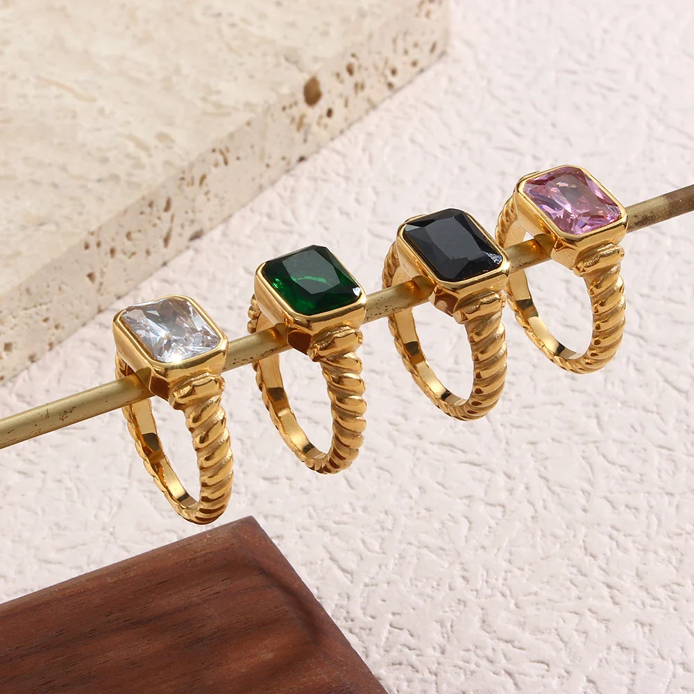 Chunky Cross Striped Baguette Diamond Ring - Image 6