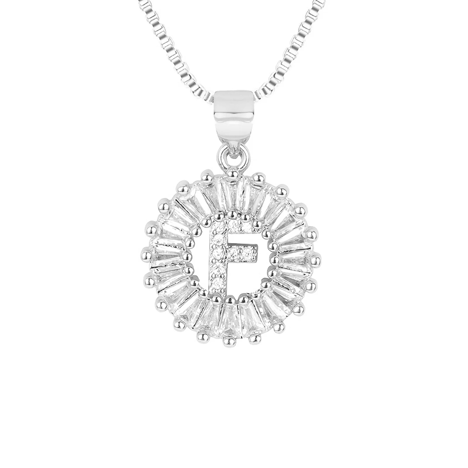 Circle Initial Necklace - Image 12