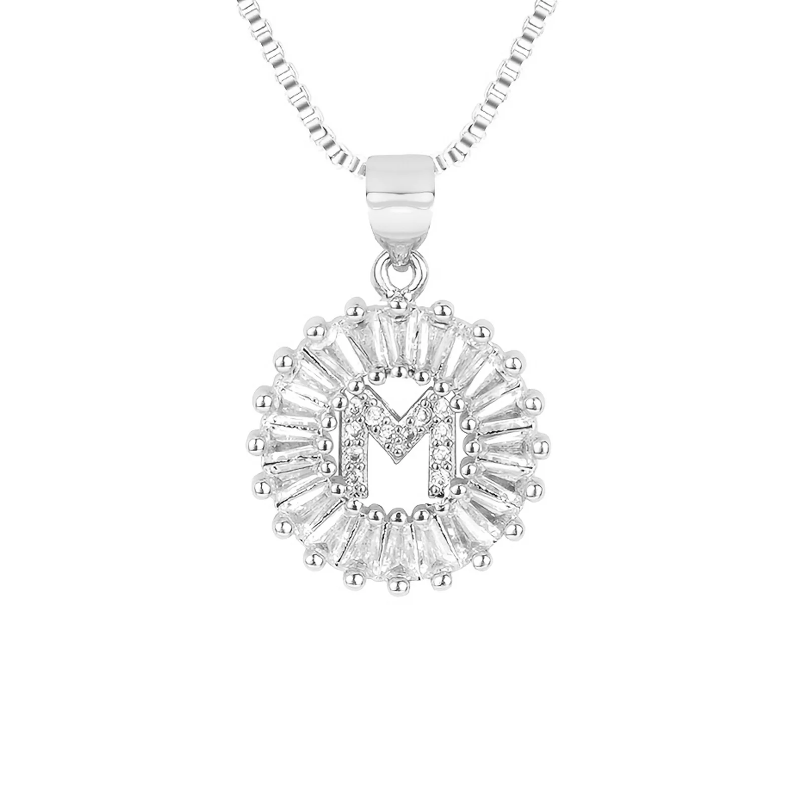 Circle Initial Necklace - Image 26