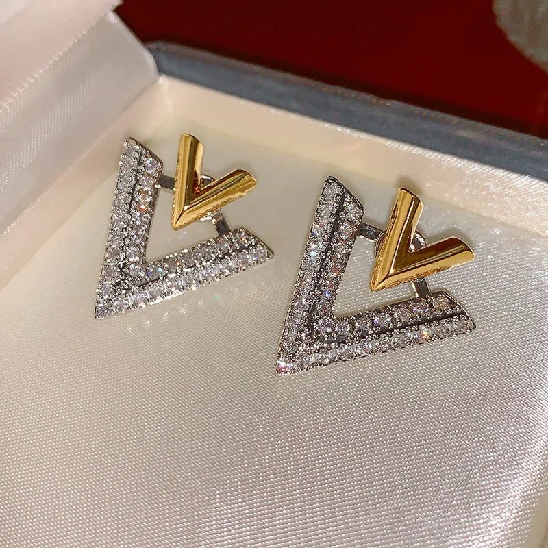 Classic Double V "Veinci" Earrings - Image 6