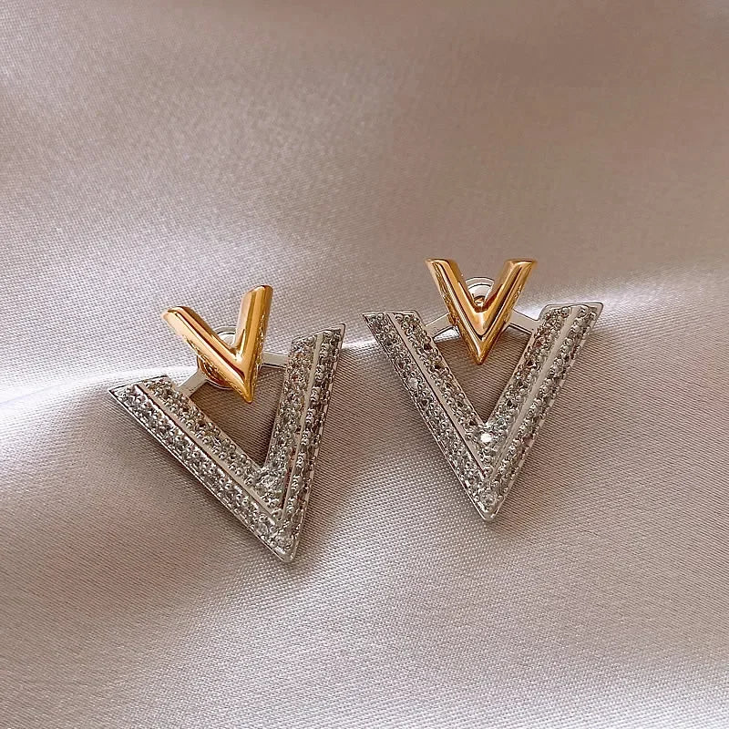 Classic Double V "Veinci" Earrings - Image 8