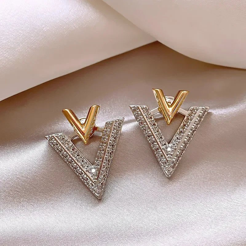 Classic Double V "Veinci" Earrings - Image 9