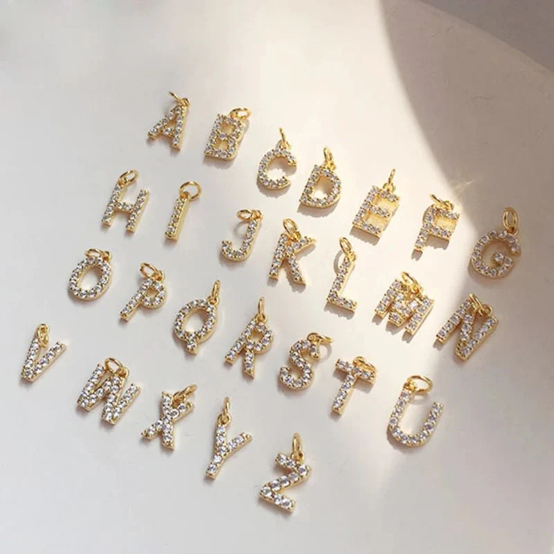 Classy Pearl Dainty Initial Letter Necklace - Image 3