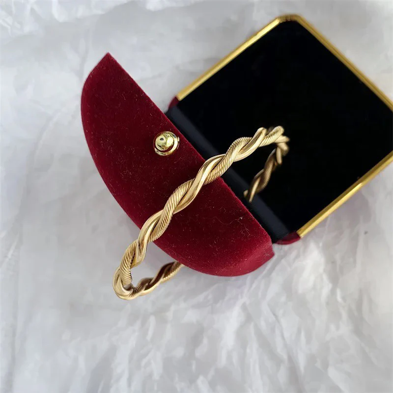 Classy Twist Cuff Bracelet - Image 6
