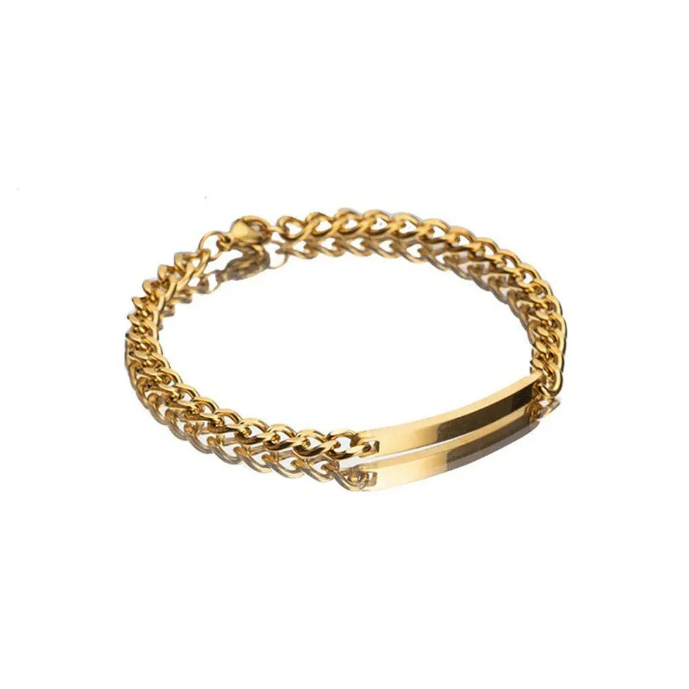 Customized Cuban Link Name Band Bracelets - Image 9