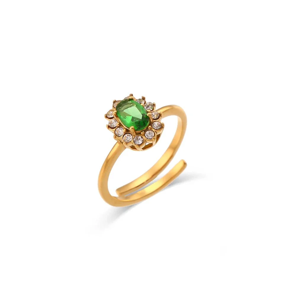 Dainty Adjustable Oval Diamond Rings - Image 11
