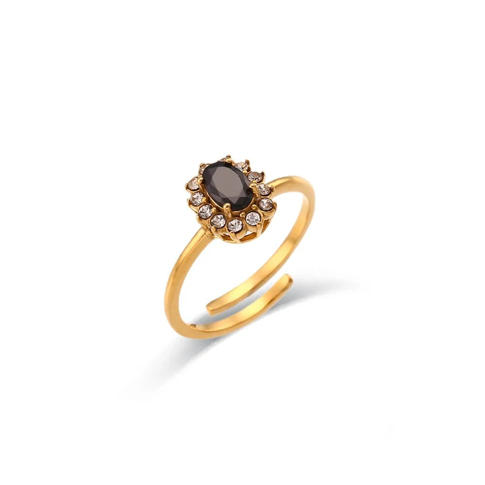 Dainty Adjustable Oval Diamond Rings - Image 12