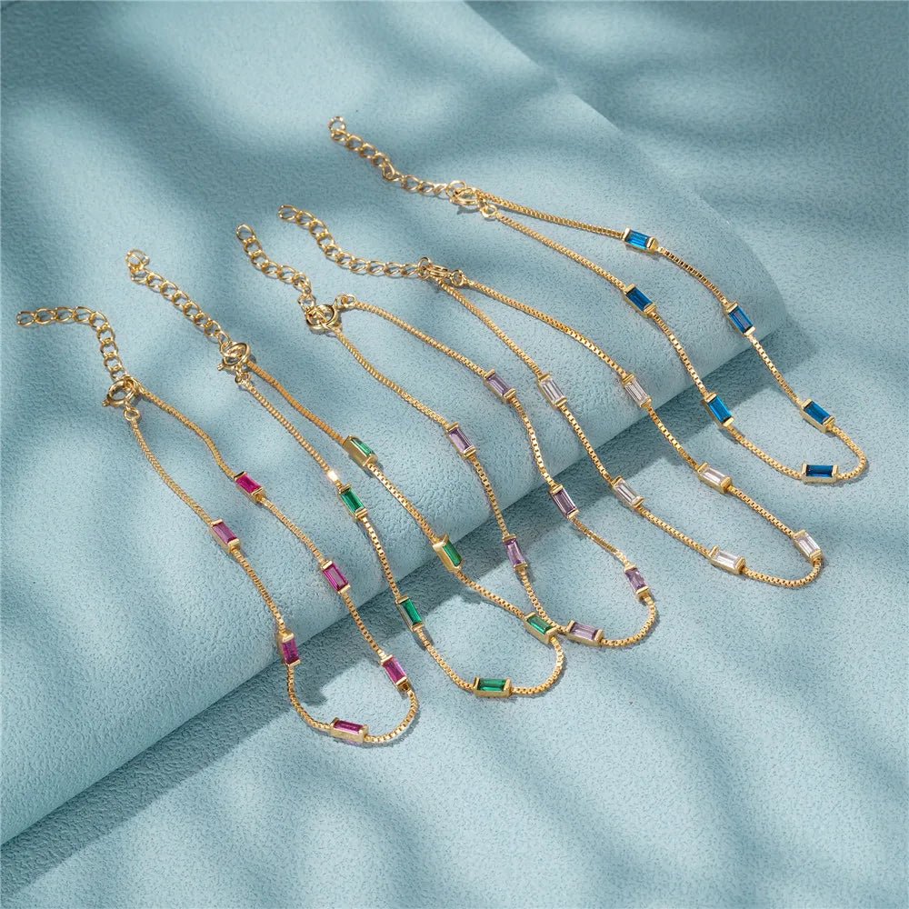 Dainty Aurora Chain Bracelets - Image 3