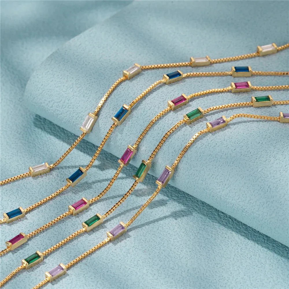 Dainty Aurora Chain Bracelets - Image 4