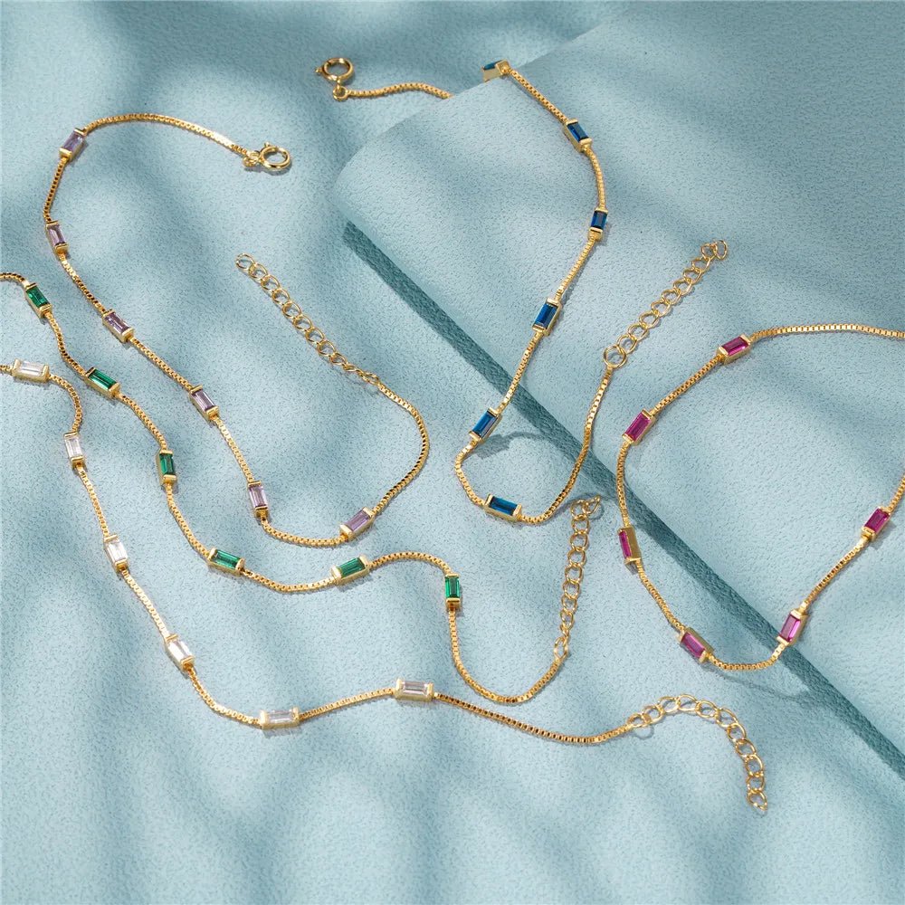 Dainty Aurora Chain Bracelets - Image 5