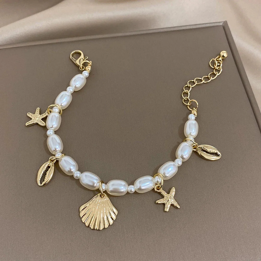 Dainty Beach Adventure Pearl Bracelet - Image 4