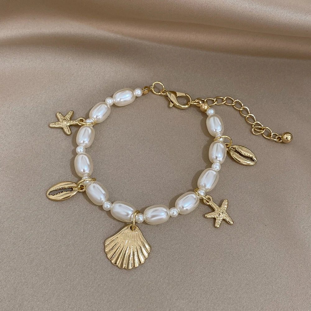 Dainty Beach Adventure Pearl Bracelet - Image 5