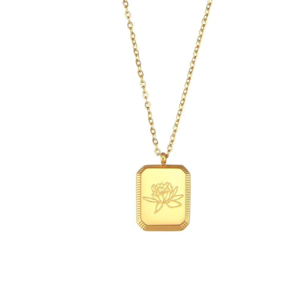 Dainty Birth Month Flower Necklace - Image 15