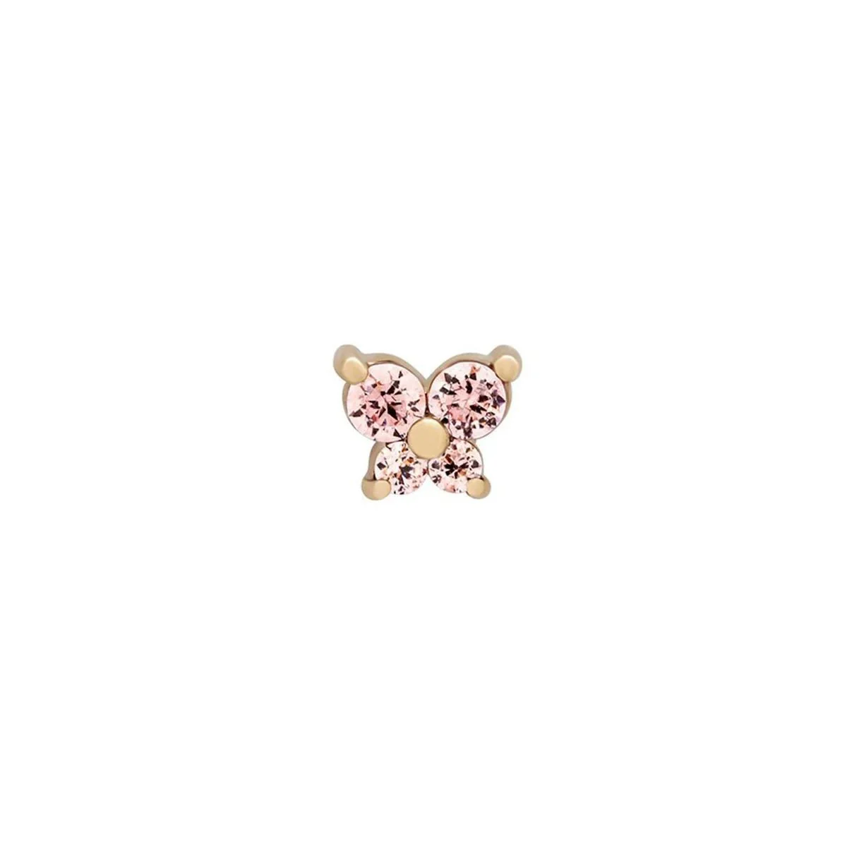 Dainty Butterfly Birthstone Stud Earring - Image 14