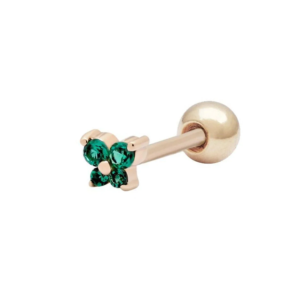 Dainty Butterfly Birthstone Stud Earring - Image 4