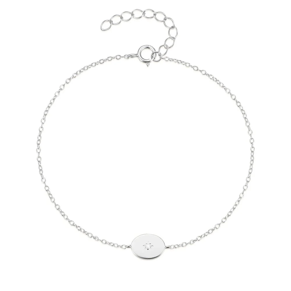 Dainty Chain North Star Bracelet - Image 14