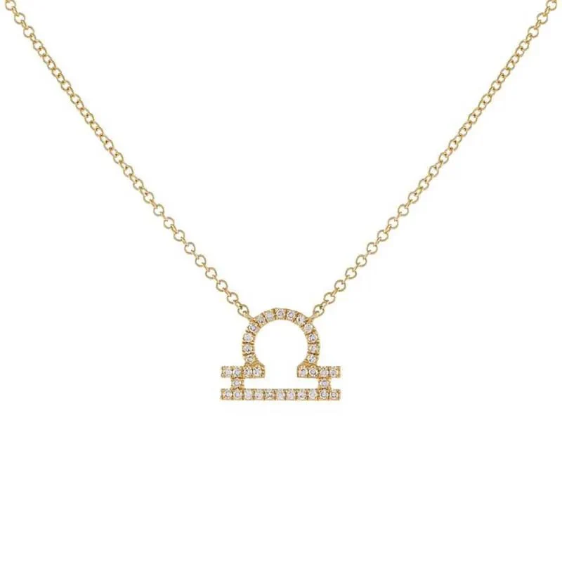 Dainty Diamond Zodiac Sign Necklace - Image 16