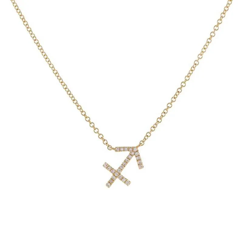 Dainty Diamond Zodiac Sign Necklace - Image 20