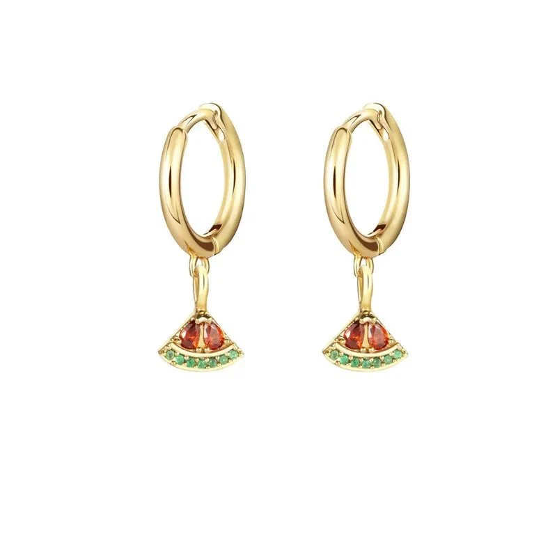 Dainty Fruit Hoop & Stud Earrings - Image 13