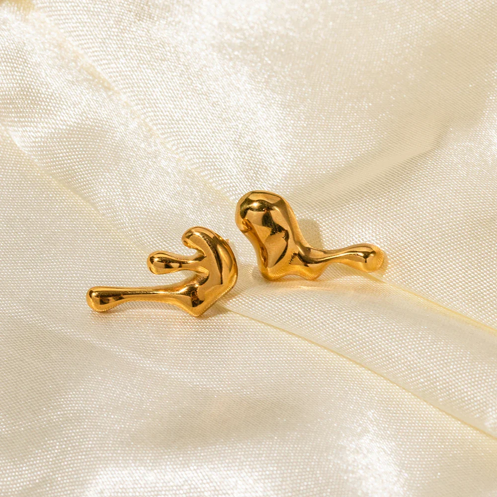 Dainty Melt Earrings - Image 5