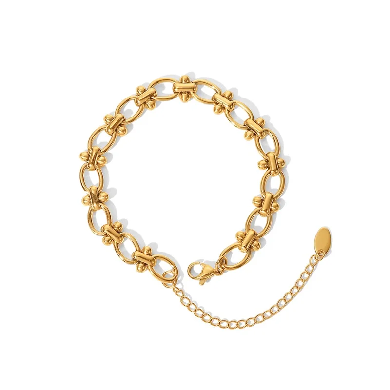 Dainty Oval Accented Bracelet - Image 8