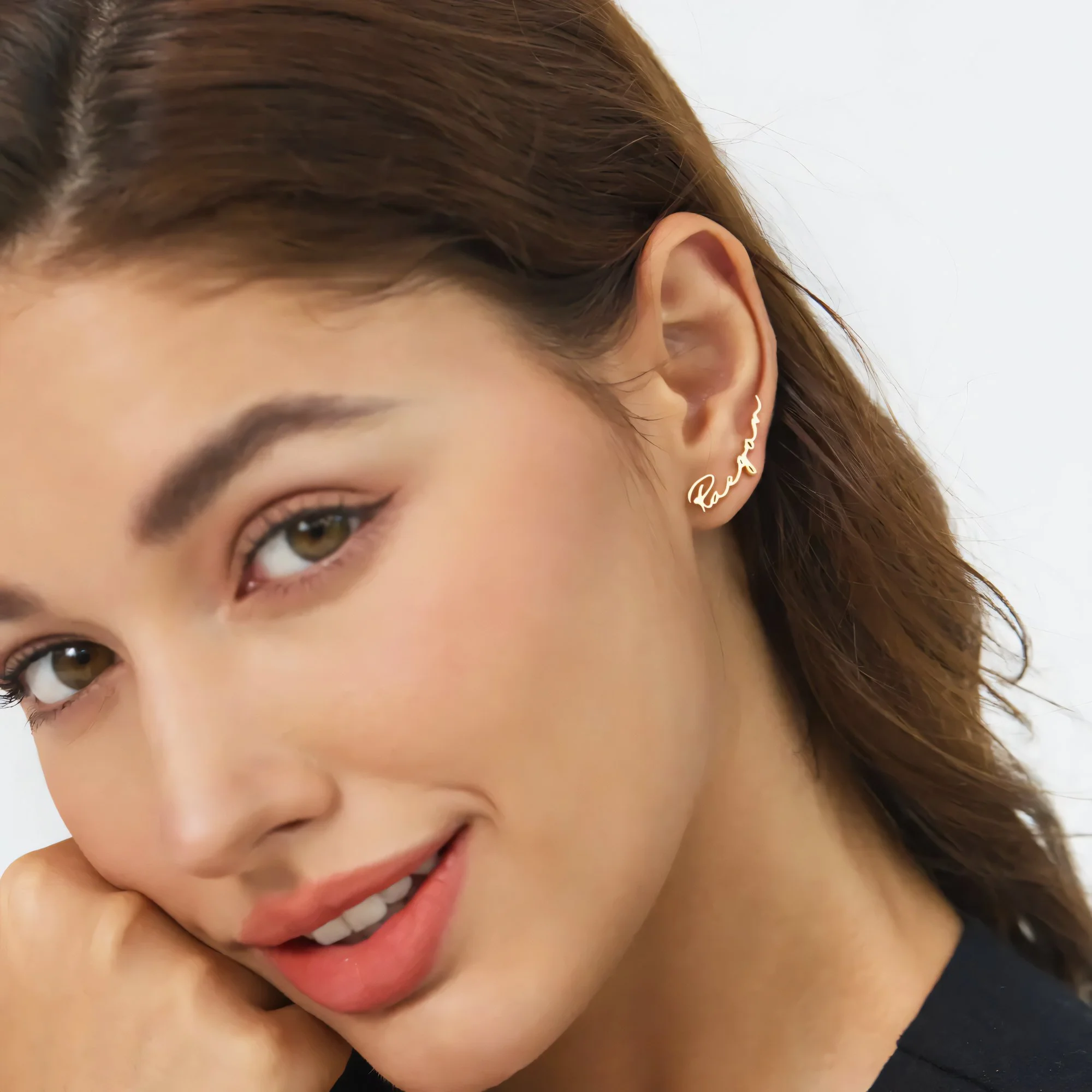 Dainty Personalized Name Earrings - Image 5