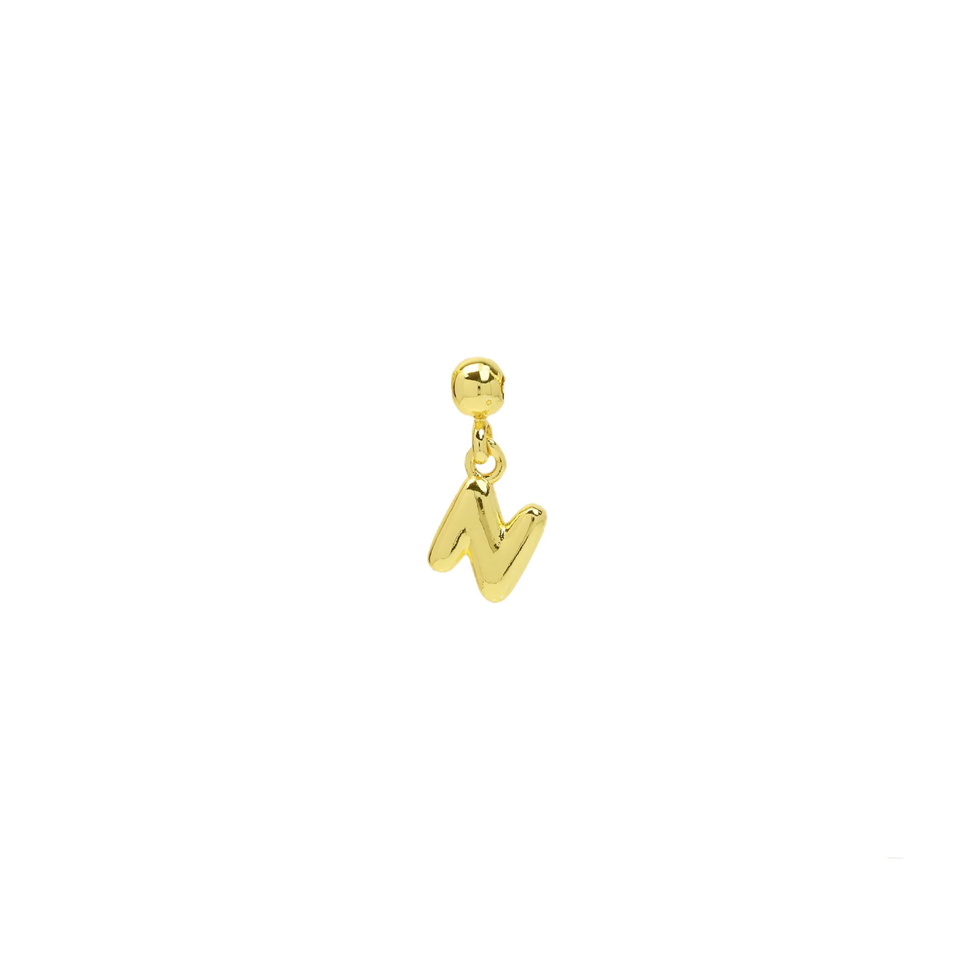 Dainty Satellite Bubble Letter Name Necklace - Image 17