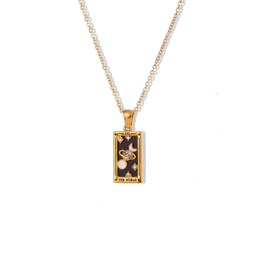 Dainty Tarot Charm Necklaces - Image 10