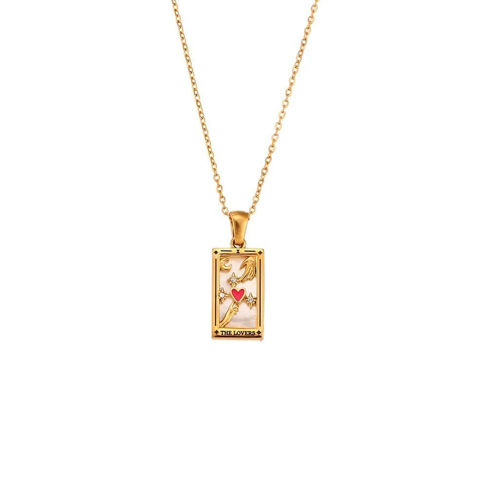 Dainty Tarot Charm Necklaces - Image 14