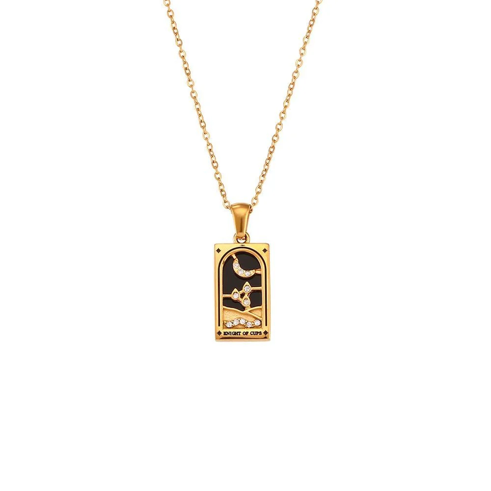 Dainty Tarot Charm Necklaces - Image 17