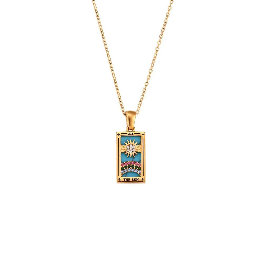 Dainty Tarot Charm Necklaces - Image 9