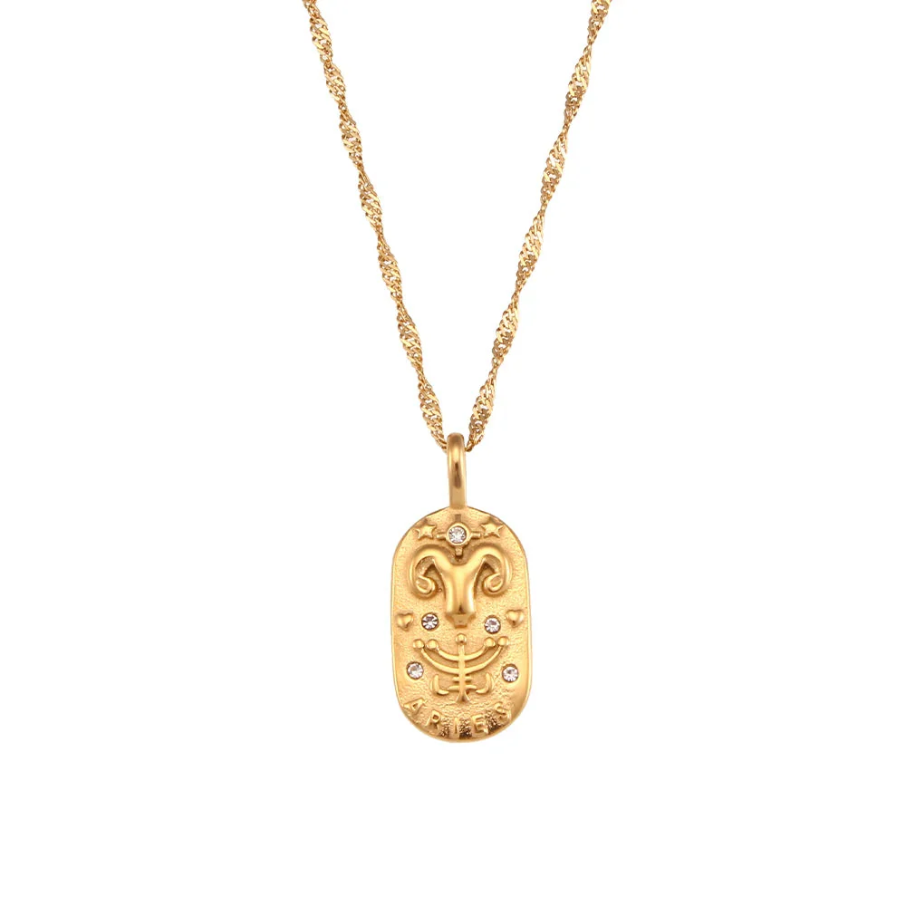 Dainty Zodiac Tarot Inspired Necklace - Image 11