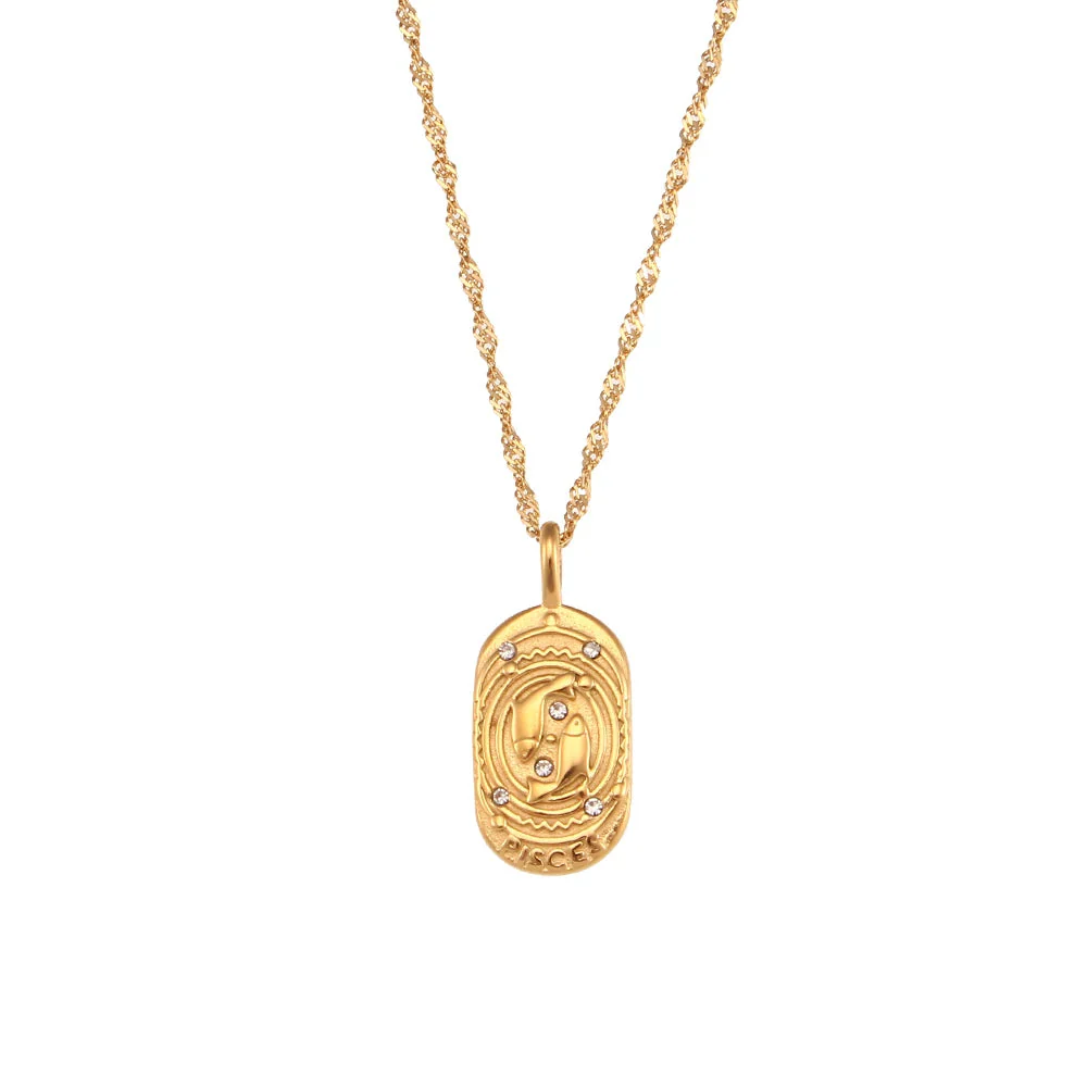 Dainty Zodiac Tarot Inspired Necklace - Image 22