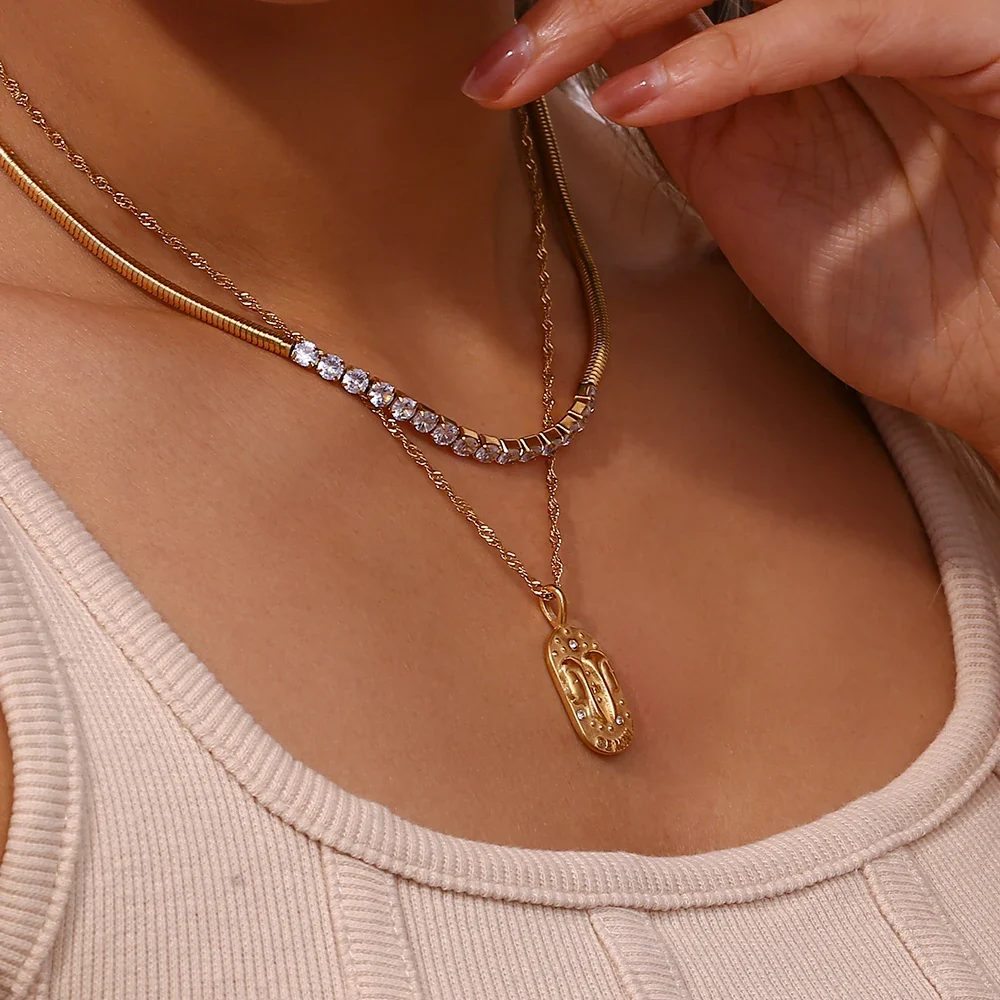 Dainty Zodiac Tarot Inspired Necklace - Image 4