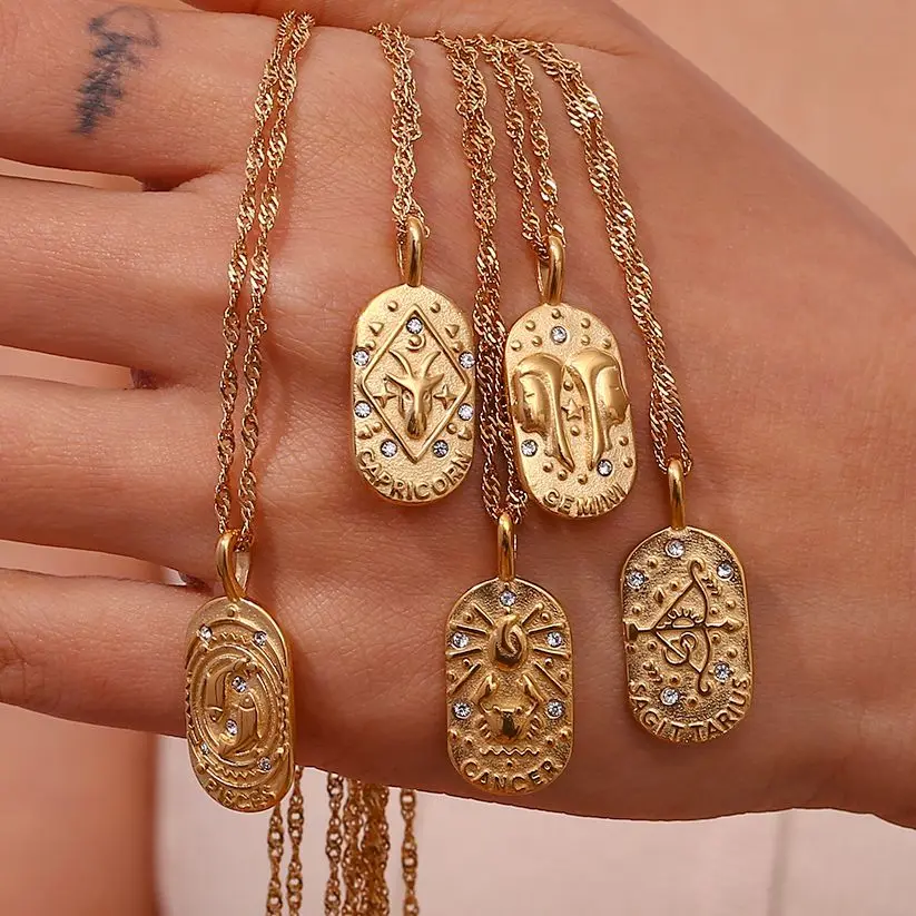 Dainty Zodiac Tarot Inspired Necklace - Image 5