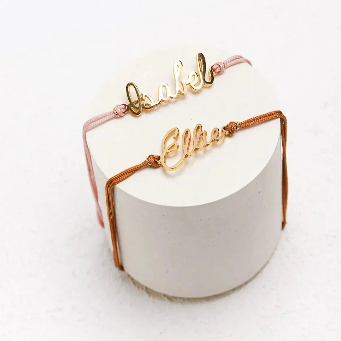 Elegant Cursive Name Rope Bracelet - Image 3