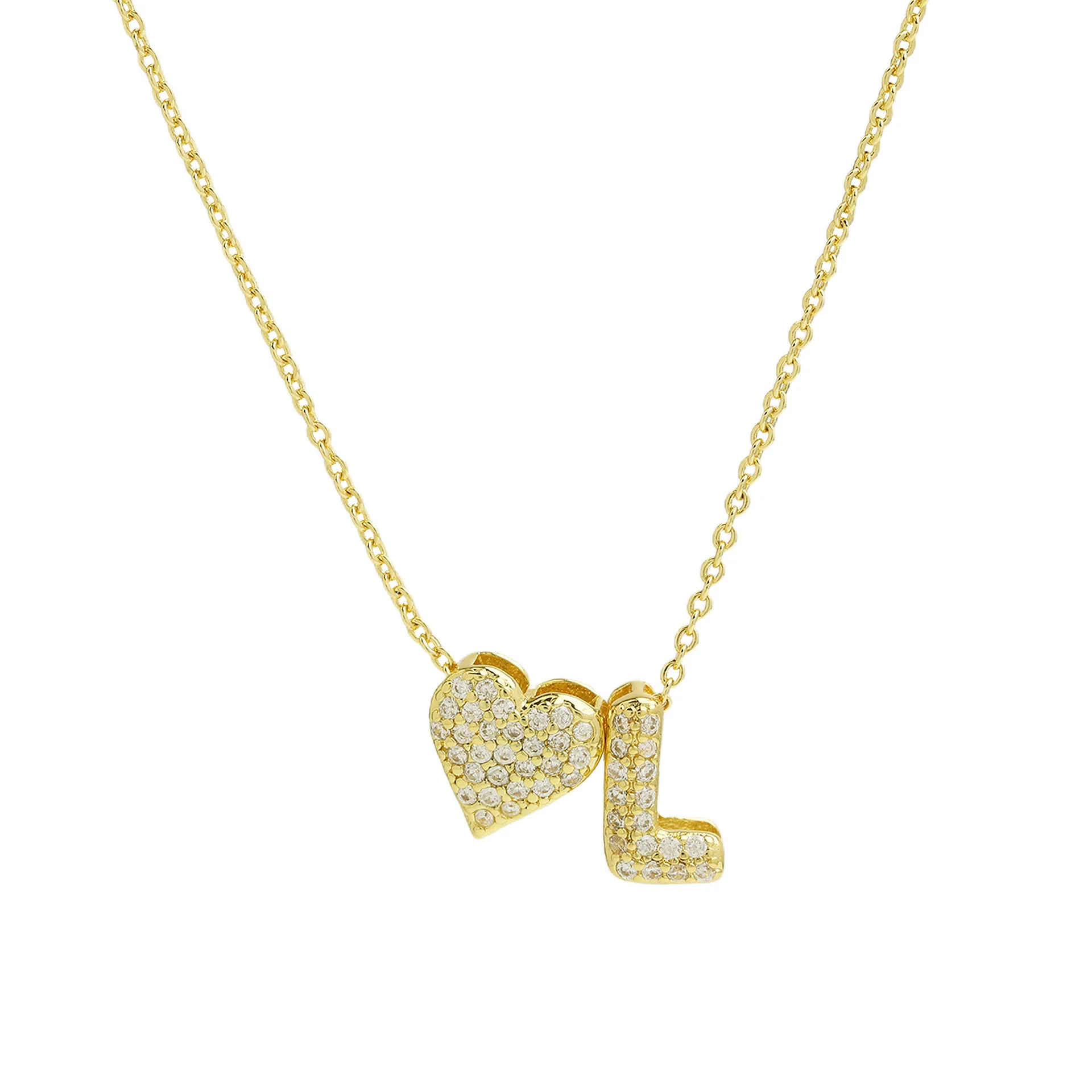 Elegant Statement Love Letter Initial Necklace - Image 31