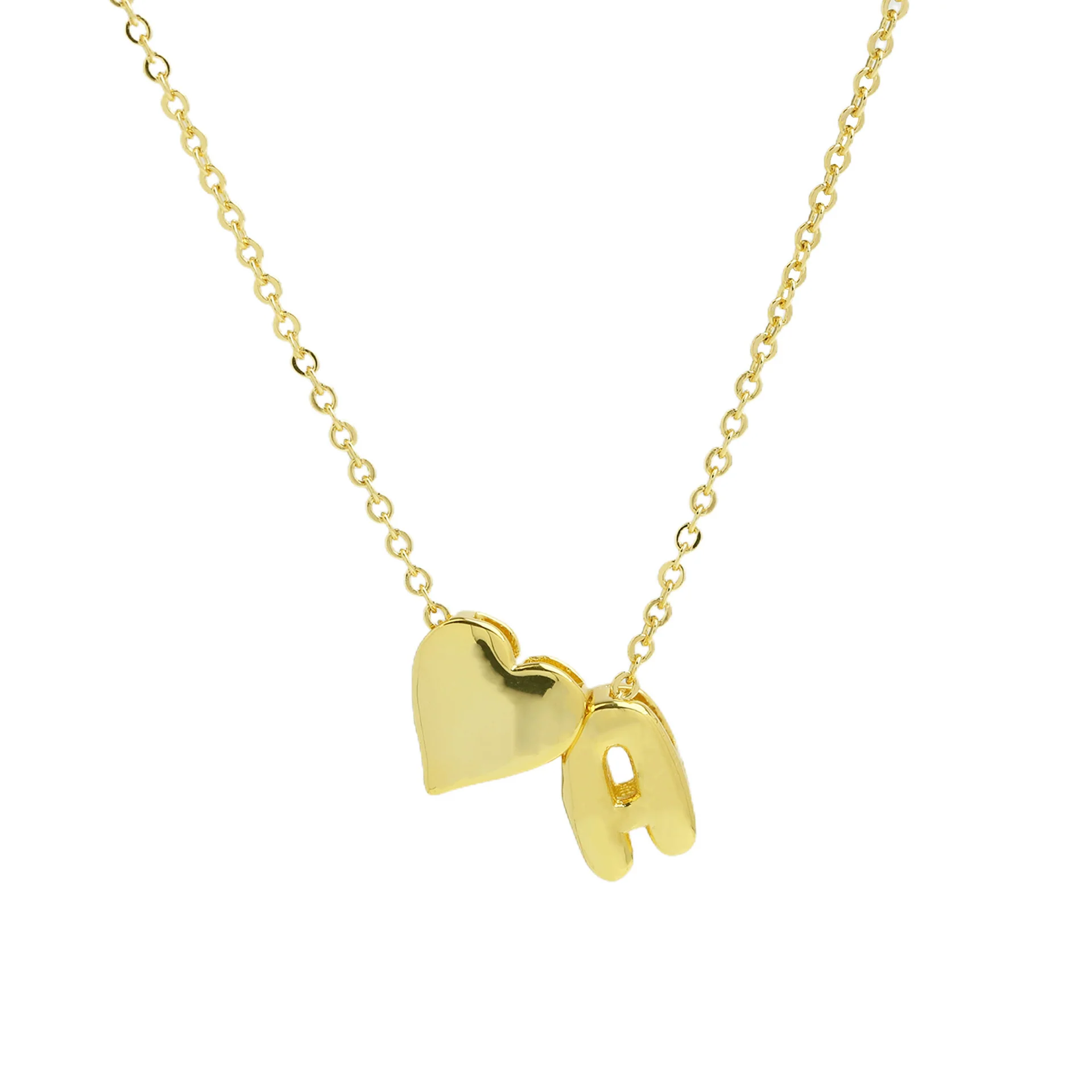 Elegant Statement Love Letter Initial Necklace - Image 8