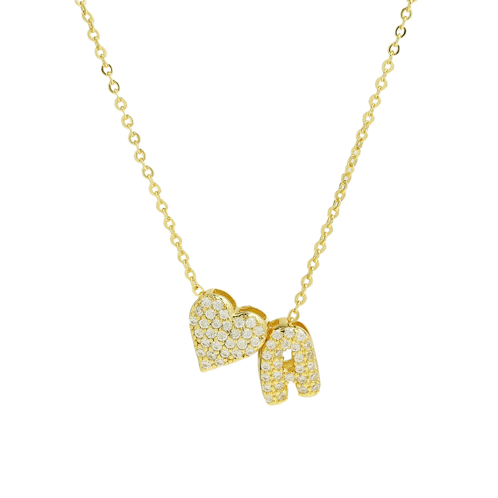Elegant Statement Love Letter Initial Necklace - Image 9
