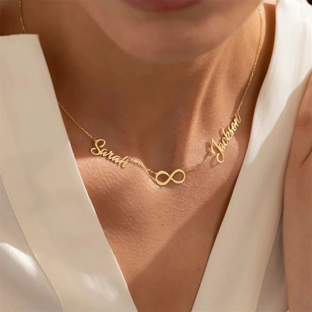 Eternal Love Infinity Name Necklace - Image 3