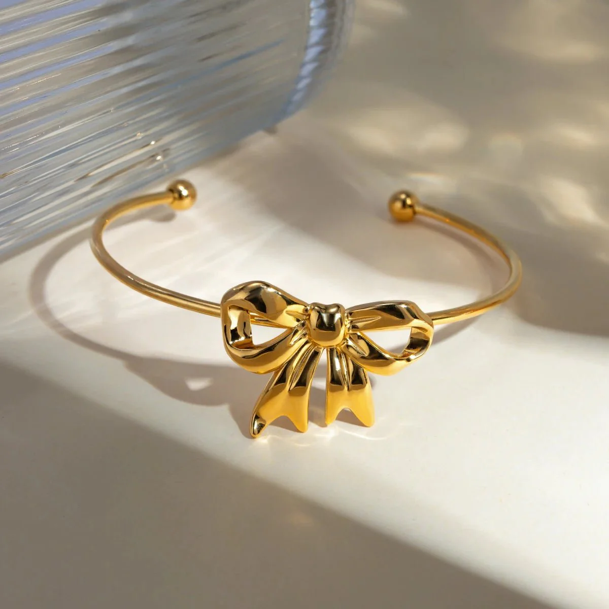Feminine Bow Cuff Bracelets - Image 5
