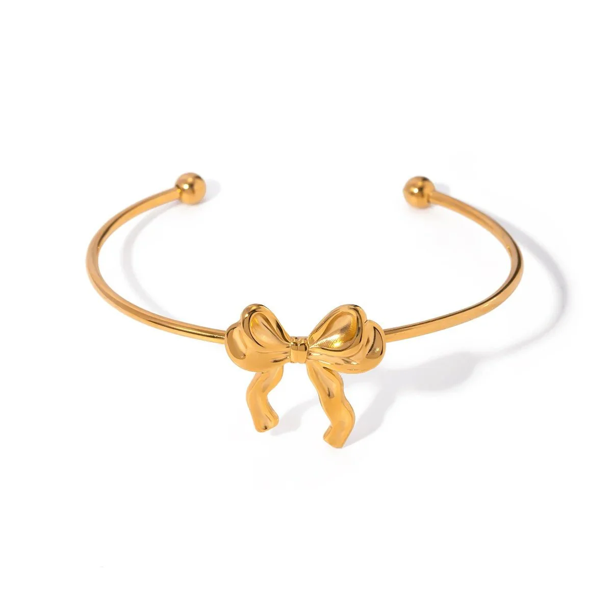 Feminine Bow Cuff Bracelets - Image 8