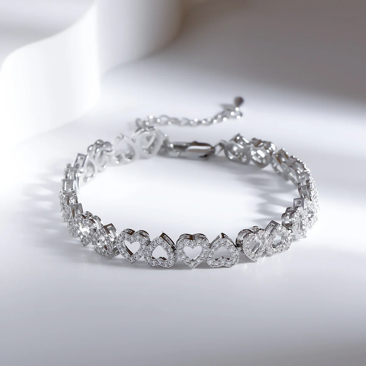 Love Hearts Diamond Bracelet - Image 3