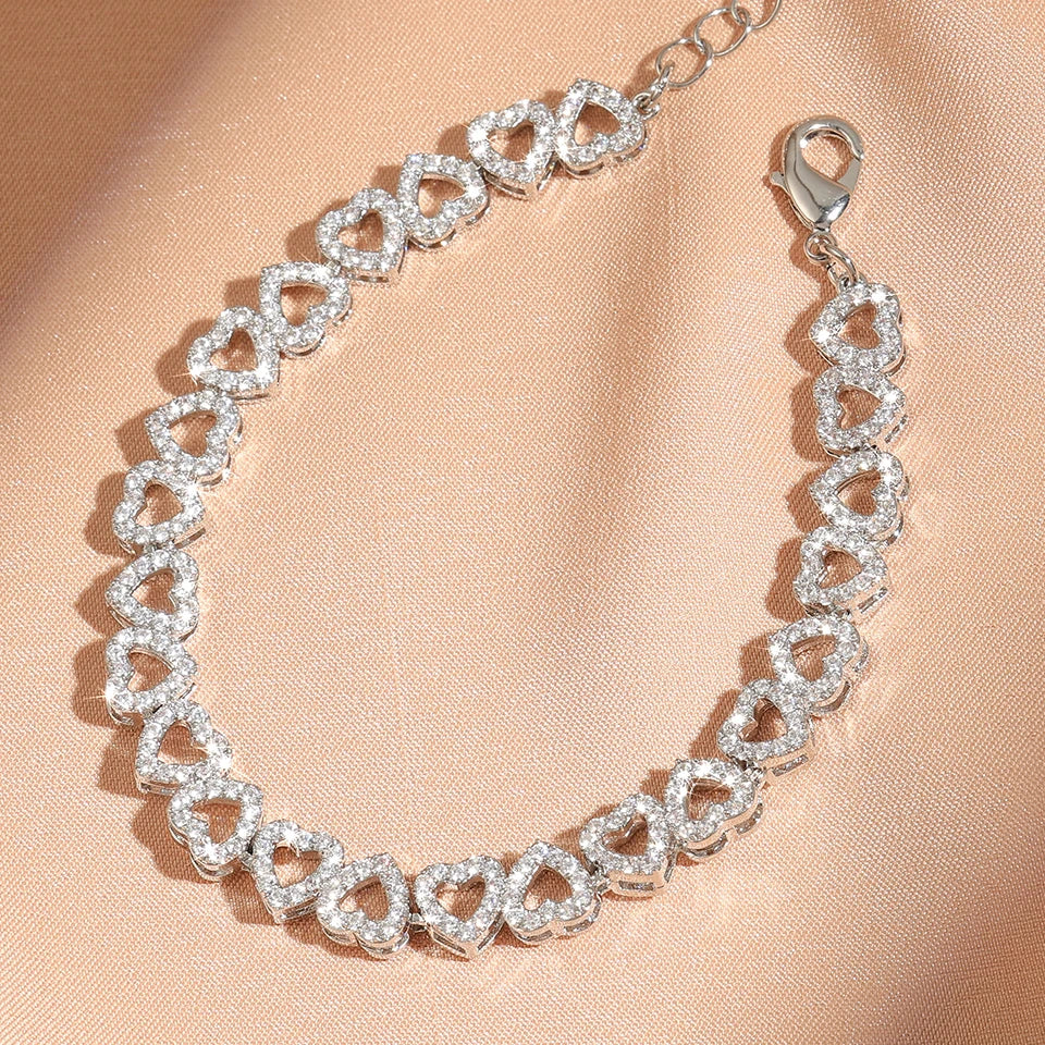Love Hearts Diamond Bracelet - Image 5