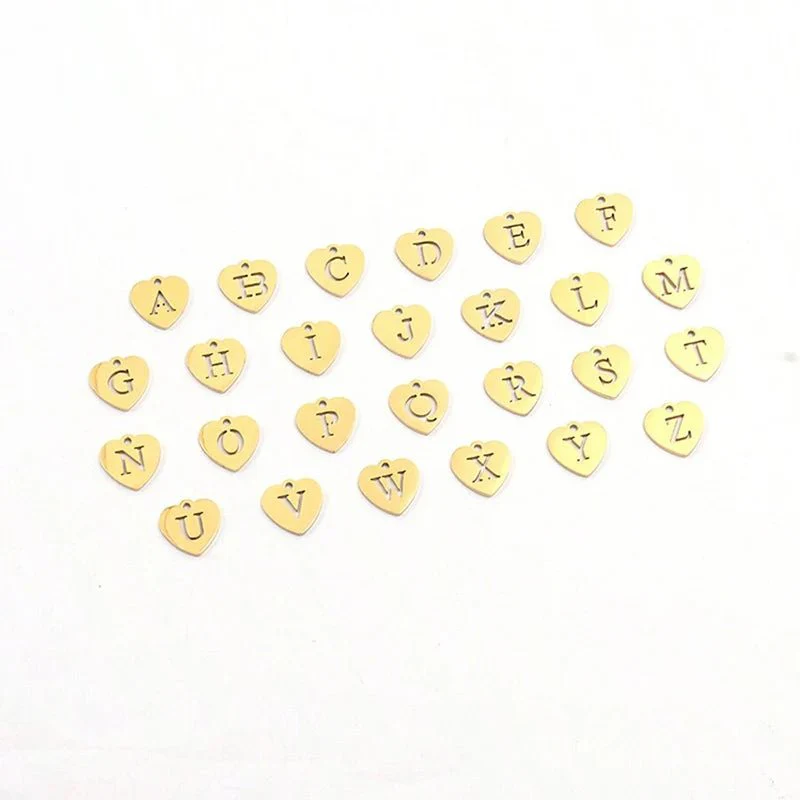 Paperclip Heart Letter Initial Choker Necklace - Image 5